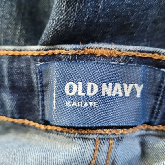 Old Navy Karate Skinny Medium Wash Jeans Size Boy's 12 Regular - Picture 9 of 10